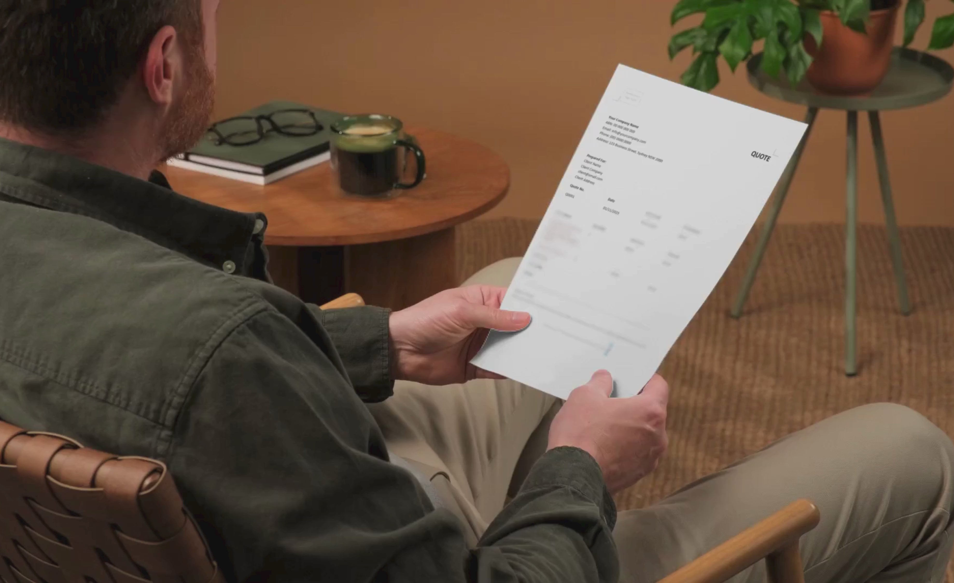 Minimal Quote Template – FormaDocs